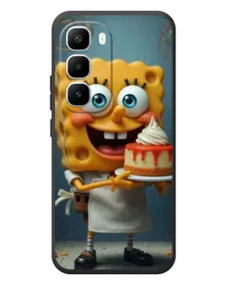 Чехол для Infinix Hot 60 Pro Plus с картинкой «Повар Спанч Боб»