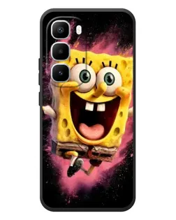 Чехол для Infinix Hot 60 Pro Plus с картинкой «Взрывной Спанч Боб»