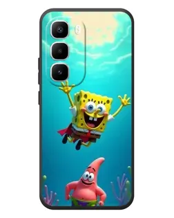 Чехол для Infinix Hot 60 Pro Plus с картинкой «Спанч Боб под водой»