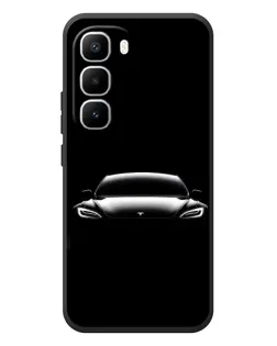 Чохол для Infinix Hot 60 Pro Plus з картинкою «Фари Tesla Night» Чохол для Infinix Hot 60 Pro Plus з картинкою «Фари Tesla Night»