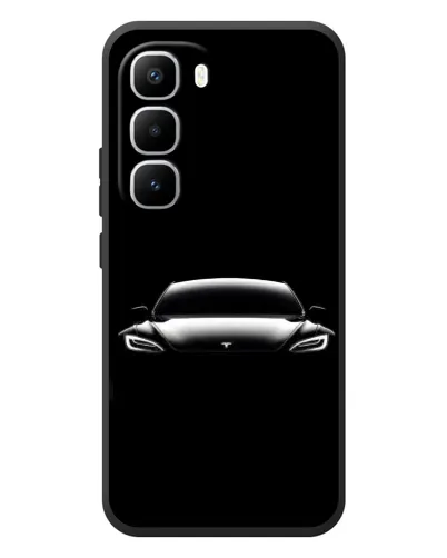 Чохол для Infinix Hot 60 Pro Plus з картинкою «Фари Tesla Night» Чохол для Infinix Hot 60 Pro Plus з картинкою «Фари Tesla Night»