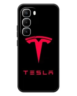 Чохол для Infinix Hot 60 Pro Plus з картинкою «Tesla Red Logo» Чохол для Infinix Hot 60 Pro Plus з картинкою «Tesla Red Logo»