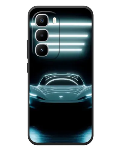 Чохол для Infinix Hot 60 Pro Plus з картинкою «Tesla в неоні» Чохол для Infinix Hot 60 Pro Plus з картинкою «Tesla в неоні»