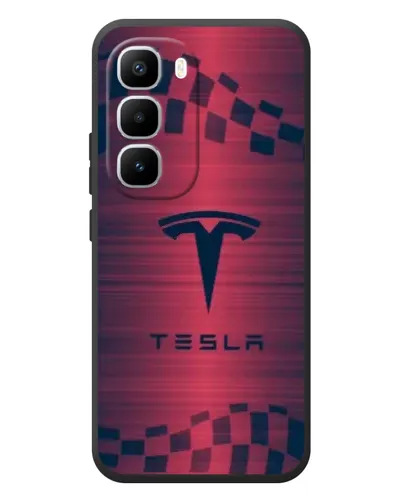 Чохол для Infinix Hot 60 Pro Plus з картинкою «Тесла червоний карбон» Чохол для Infinix Hot 60 Pro Plus з картинкою «Тесла червоний карбон»