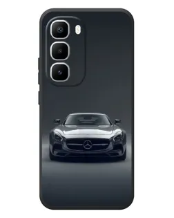 Чехол для Infinix Hot 60 Pro Plus с картинкой «Mercedes на черном»
