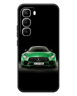 Чехол для Infinix Hot 60 Pro Plus с картинкой «Mercedes — неоновый лого»