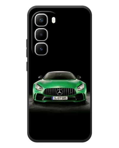 Чехол для Infinix Hot 60 Pro Plus с картинкой «Mercedes — неоновый лого»