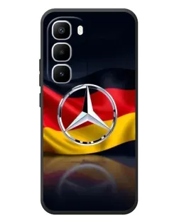 Чехол для Infinix Hot 60 Pro Plus с картинкой «Mercedes — флаг Германии»