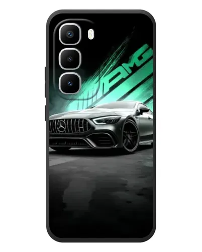 Чехол для Infinix Hot 60 Pro Plus с картинкой «Темный Mercedes AMG»