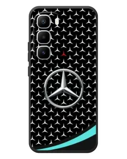 Чехол для Infinix Hot 60 Pro Plus с картинкой «Mercedes — бирюзовый акцент»