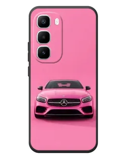 Чехол для Infinix Hot 60 Pro Plus с картинкой «Розовый Mercedes AMG»