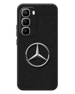 Чехол для Infinix Hot 60 Pro Plus с картинкой «Карбоновый Mercedes стиль»