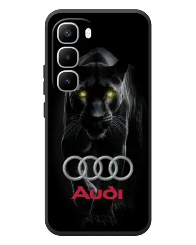 Чехол для Infinix Hot 60 Pro Plus с картинкой «Пантера и Audi» Чехол для Infinix Hot 60 Pro Plus с картинкой «Пантера и Audi»