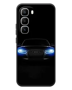 Чехол для Infinix Hot 60 Pro Plus с картинкой «Audi в неоне»