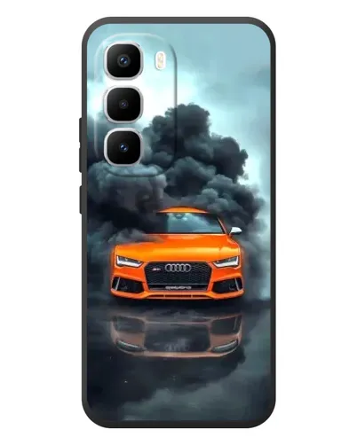 Чехол для Infinix Hot 60 Pro Plus с картинкой «Audi в облаках дыма» Чехол для Infinix Hot 60 Pro Plus с картинкой «Audi в облаках дыма»