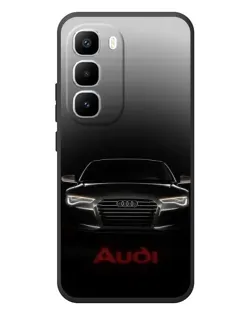 Чехол для Infinix Hot 60 Pro Plus с картинкой «Audi — градиентный контур»