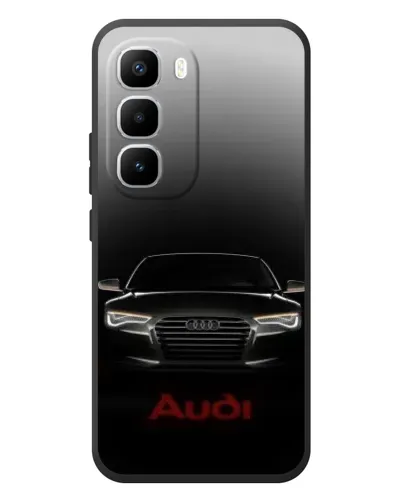 Чехол для Infinix Hot 60 Pro Plus с картинкой «Audi — градиентный контур» Чехол для Infinix Hot 60 Pro Plus с картинкой «Audi — градиентный контур»