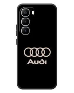 Чехол для Infinix Hot 60 Pro Plus с картинкой «Audi — золотой логотип»