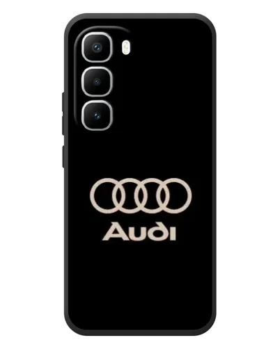 Чехол для Infinix Hot 60 Pro Plus с картинкой «Audi — золотой логотип» Чехол для Infinix Hot 60 Pro Plus с картинкой «Audi — золотой логотип»
