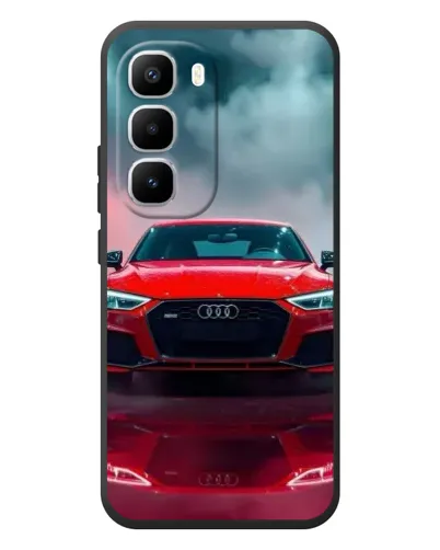 Чехол для Infinix Hot 60 Pro Plus с картинкой «Audi RS — красный стиль» Чехол для Infinix Hot 60 Pro Plus с картинкой «Audi RS — красный стиль»
