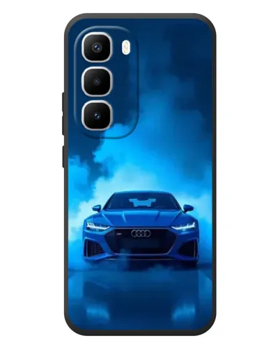 Чехол для Infinix Hot 60 Pro Plus с картинкой «Audi — голубая энергия» Чехол для Infinix Hot 60 Pro Plus с картинкой «Audi — голубая энергия»