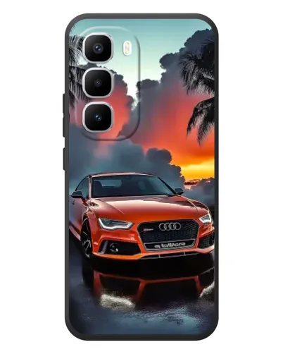 Чехол для Infinix Hot 60 Pro Plus с картинкой «Audi — закат» Чехол для Infinix Hot 60 Pro Plus с картинкой «Audi — закат»