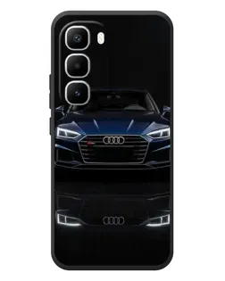 Чехол для Infinix Hot 60 Pro Plus с картинкой «Audi — ночное отражение»