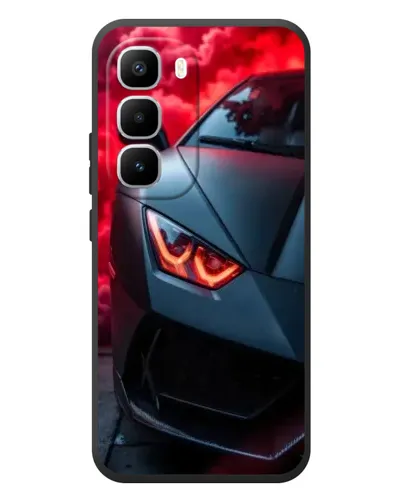 Чехол для Infinix Hot 60 Pro Plus с картинкой «Lamborghini красное сияние»