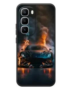 Чехол для Infinix Hot 60 Pro Plus с картинкой «Lamborghini дымная эстетика»