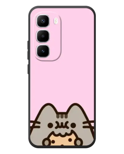 Чохол для Infinix Hot 60 Pro Plus з картинкою «Pusheen та печиво» Чохол для Infinix Hot 60 Pro Plus з картинкою «Pusheen та печиво»