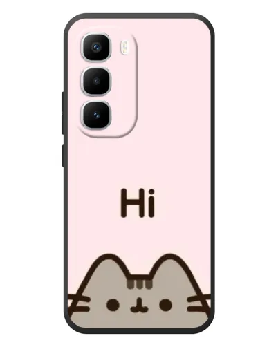 Чохол для Infinix Hot 60 Pro Plus з картинкою «Пушин каже Hi» Чохол для Infinix Hot 60 Pro Plus з картинкою «Пушин каже Hi»