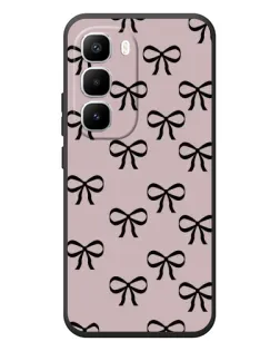 Чехол для Infinix Hot 60 Pro Plus с картинкой «Черные бантики» Чехол для Infinix Hot 60 Pro Plus с картинкой «Черные бантики»