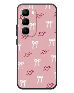 Чехол для Infinix Hot 60 Pro Plus с картинкой «Сердца и банты» Чехол для Infinix Hot 60 Pro Plus с картинкой «Сердца и банты»