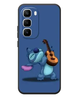 Чехол для Infinix Hot 60 Pro Plus с картинкой «Стич с укулеле»