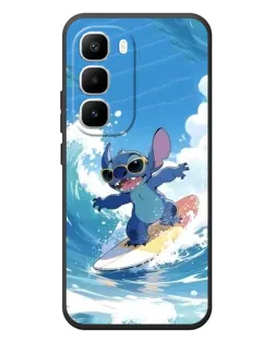 Чехол для Infinix Hot 60 Pro Plus с картинкой «Стич на волне»