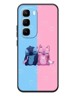 Чехол для Infinix Hot 60 Pro Plus с картинкой «Stitch и Angel Love»