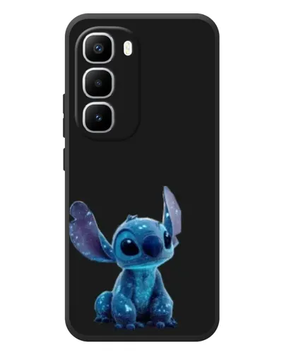 Чехол для Infinix Hot 60 Pro Plus с картинкой «Стич на черном»