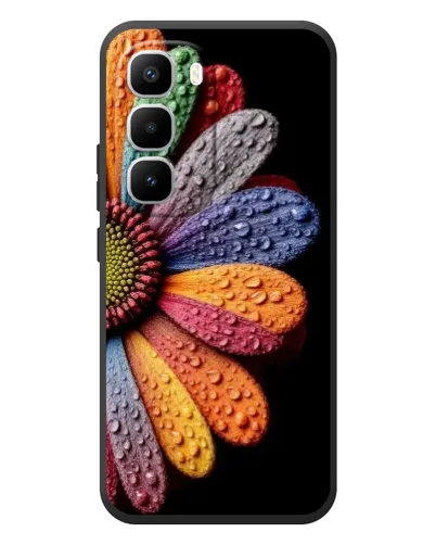 Чехол для Infinix Hot 60 Pro Plus с картинкой «Радужный цветок» Чехол для Infinix Hot 60 Pro Plus с картинкой «Радужный цветок»