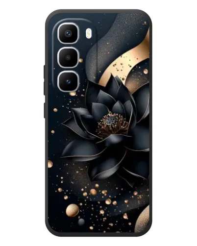 Чехол для Infinix Hot 60 Pro Plus с картинкой «Черный лотос» Чехол для Infinix Hot 60 Pro Plus с картинкой «Черный лотос»