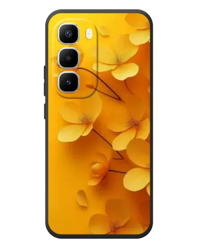 Чехол для Infinix Hot 60 Pro Plus с картинкой «Золотые лепестки» Чехол для Infinix Hot 60 Pro Plus с картинкой «Золотые лепестки»