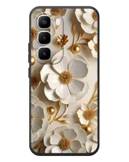 Чохол для Infinix Hot 60 Pro Plus з картинкою «Білі паперові квіти» Чохол для Infinix Hot 60 Pro Plus з картинкою «Білі паперові квіти»