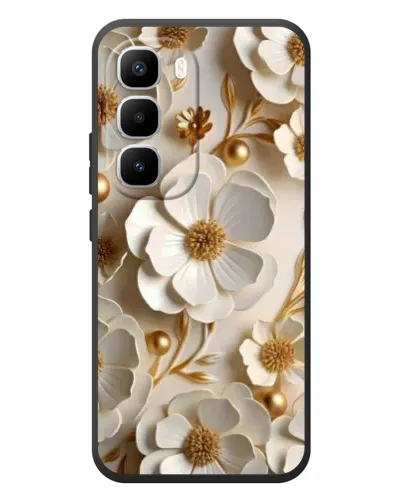 Чехол для Infinix Hot 60 Pro Plus с картинкой «Белие бумажние цвети» Чехол для Infinix Hot 60 Pro Plus с картинкой «Белие бумажние цвети»