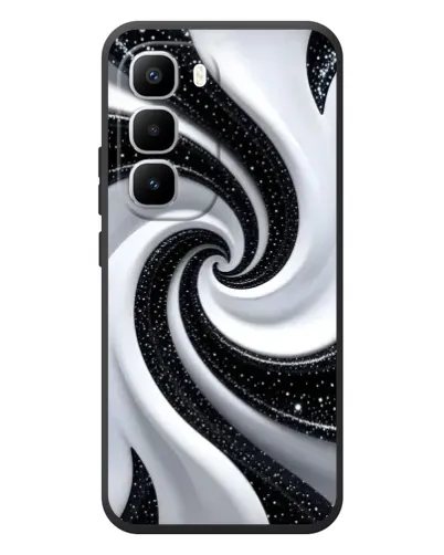 Чехол для Infinix Hot 60 Pro Plus с картинкой «Черно-белая спираль» Чехол для Infinix Hot 60 Pro Plus с картинкой «Черно-белая спираль»