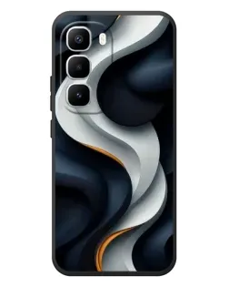 Чохол для Infinix Hot 60 Pro Plus з картинкою «Об'ємні чорно-білі стрічки» Чохол для Infinix Hot 60 Pro Plus з картинкою «Об'ємні чорно-білі стрічки»