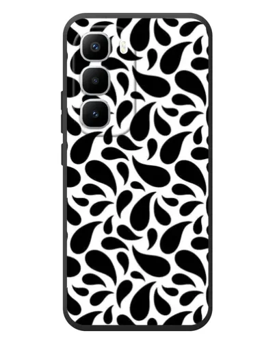 Чехол для Infinix Hot 60 Pro Plus с картинкой «Контрастные черные капли» Чехол для Infinix Hot 60 Pro Plus с картинкой «Контрастные черные капли»