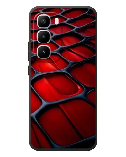 Чехол для Infinix Hot 60 Pro Plus с картинкой «Красная глянцевая сетка» Чехол для Infinix Hot 60 Pro Plus с картинкой «Красная глянцевая сетка»