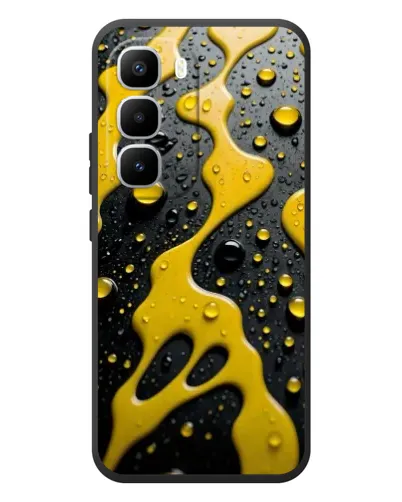Чехол для Infinix Hot 60 Pro Plus с картинкой «Жидкое желтое золото» Чехол для Infinix Hot 60 Pro Plus с картинкой «Жидкое желтое золото»