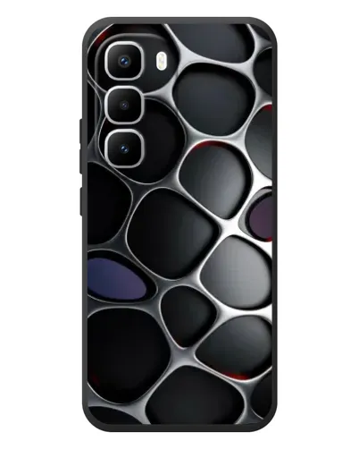 Чехол для Infinix Hot 60 Pro Plus с картинкой «Объемная темная решетка» Чехол для Infinix Hot 60 Pro Plus с картинкой «Объемная темная решетка»
