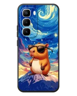 Чехол для Infinix Hot 60 Pro Plus с картинкой «Капибара Ван Гога»