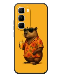 Чехол для Infinix Hot 60 Pro Plus с картинкой «Капибара на отдыхе»